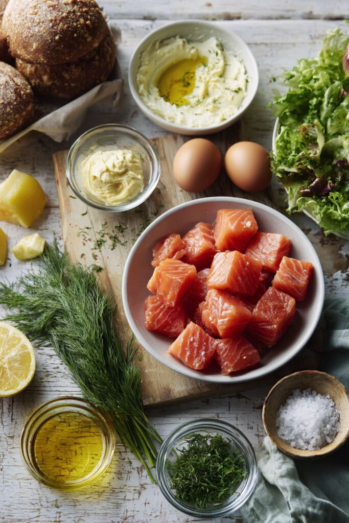 Gordon Ramsay Salmon Burger