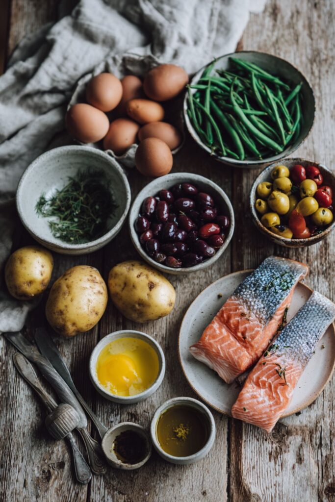 Gordon Ramsay Salmon Nicoise Salad