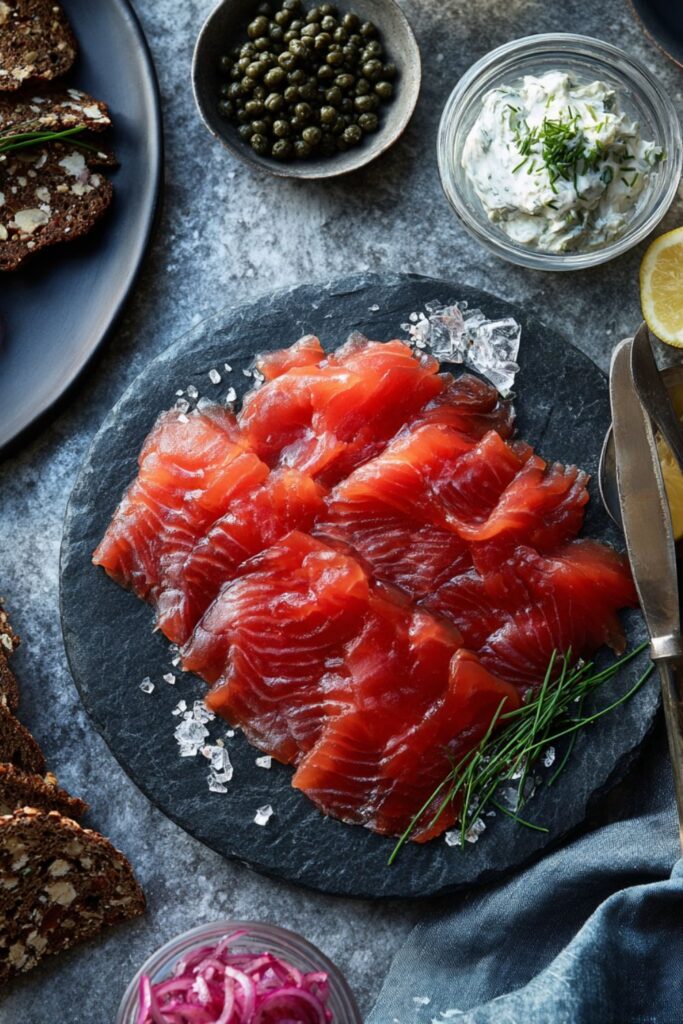 Gordon Ramsay Beetroot-Cured Salmon