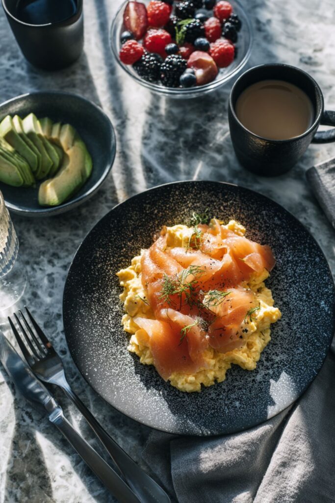 Gordon Ramsay Scrambled Eggs With Salmon