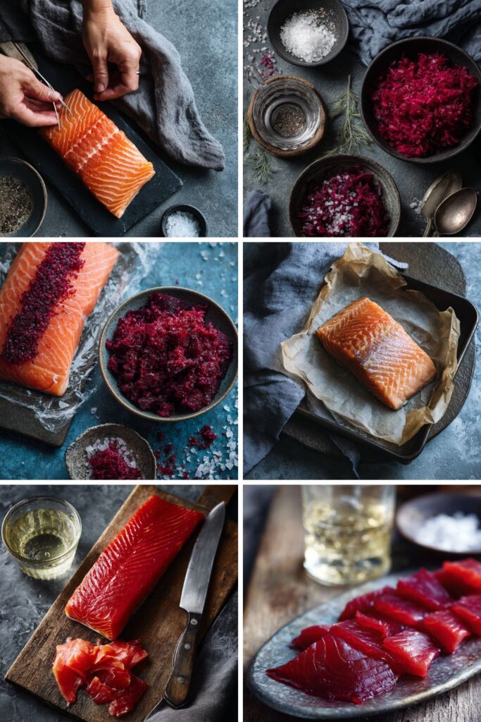 Gordon Ramsay Beetroot-Cured Salmon