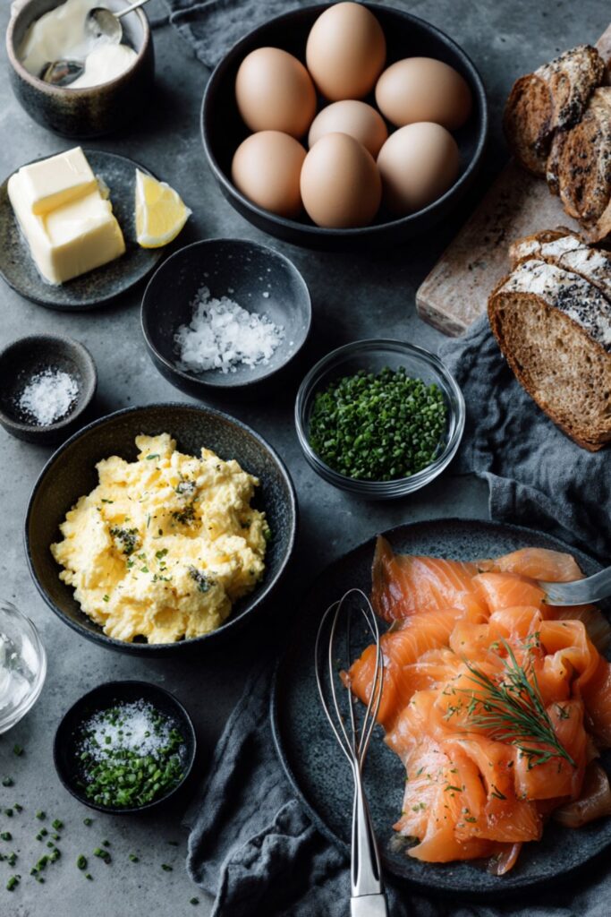 Gordon Ramsay Scrambled Eggs With Salmon