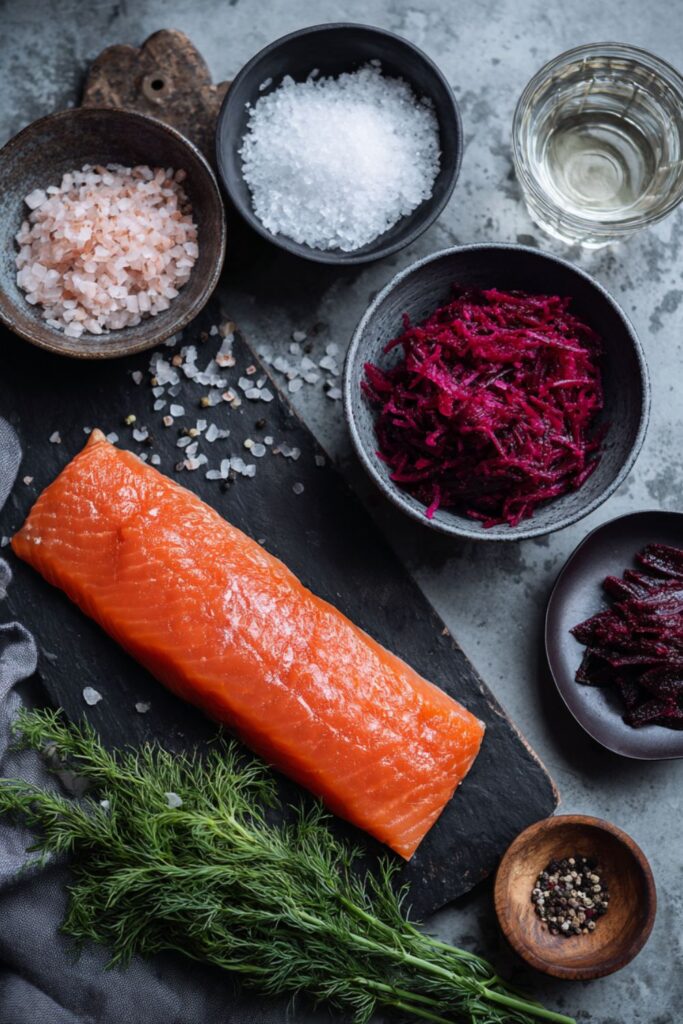 Gordon Ramsay Beetroot-Cured Salmon