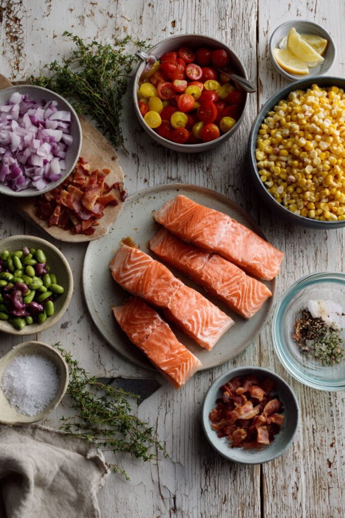 Gordon Ramsay Salmon Succotash