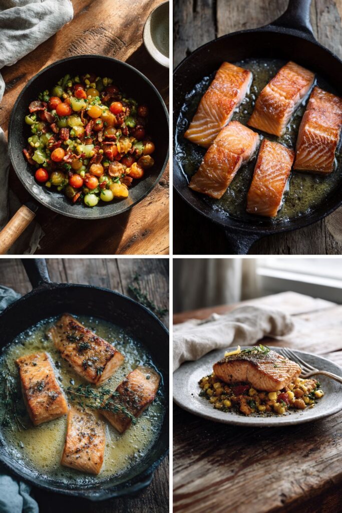Gordon Ramsay Salmon Succotash