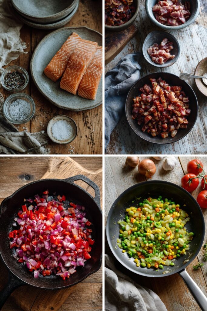 Gordon Ramsay Salmon Succotash