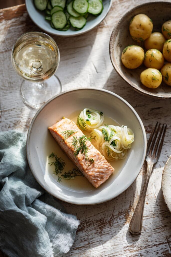 Gordon Ramsay Poached Salmon