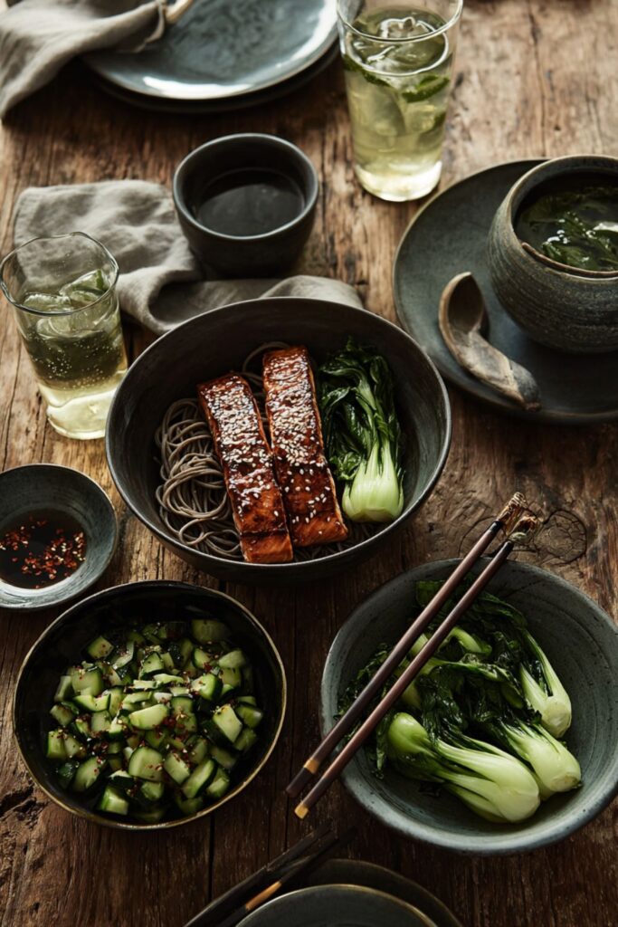 Gordon Ramsay Teriyaki Salmon And Soba Noodles Recipe 