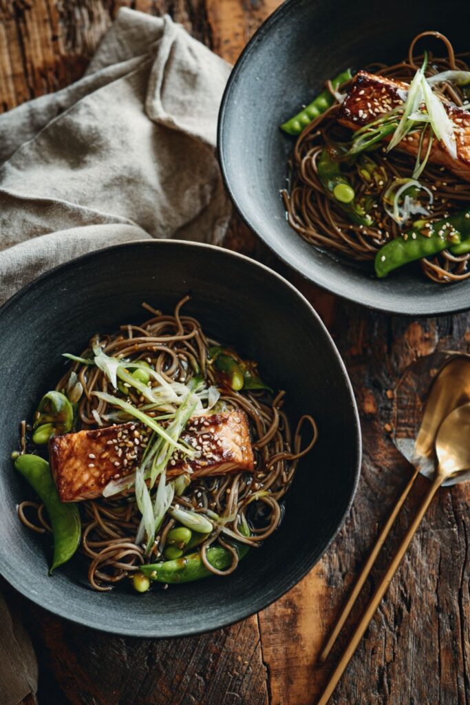 Gordon Ramsay Teriyaki Salmon And Soba Noodles Recipe 