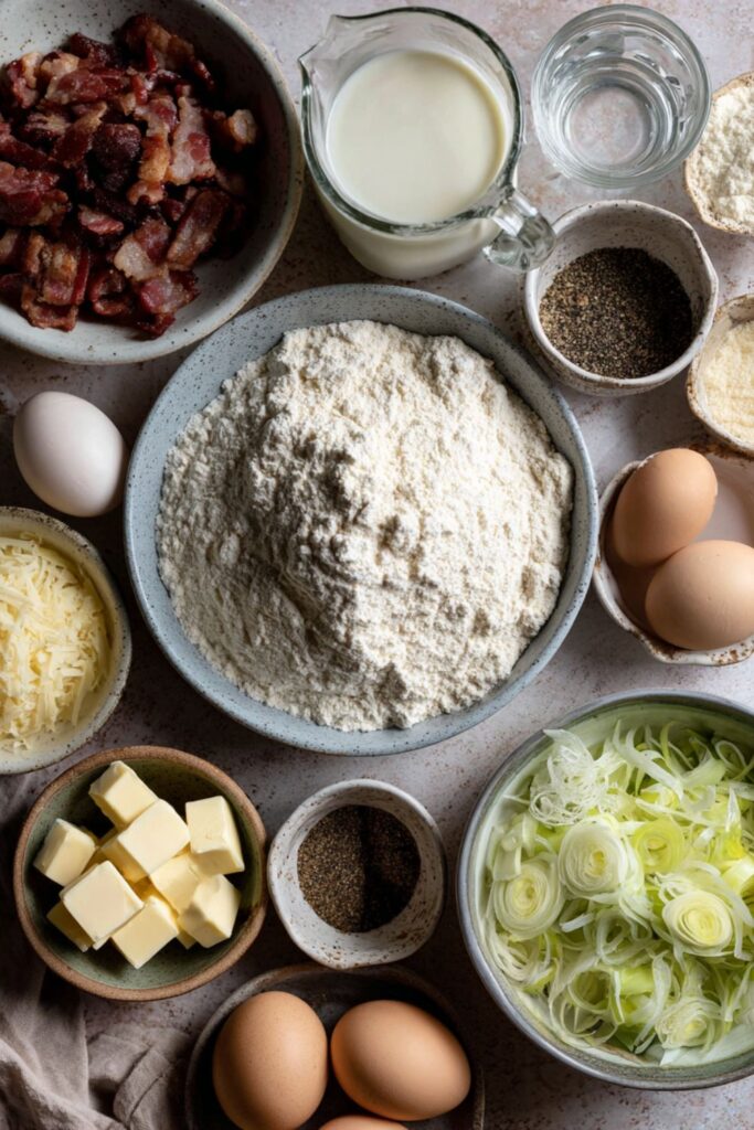 Gordon Ramsay Bacon and Leek Quiche Recipe