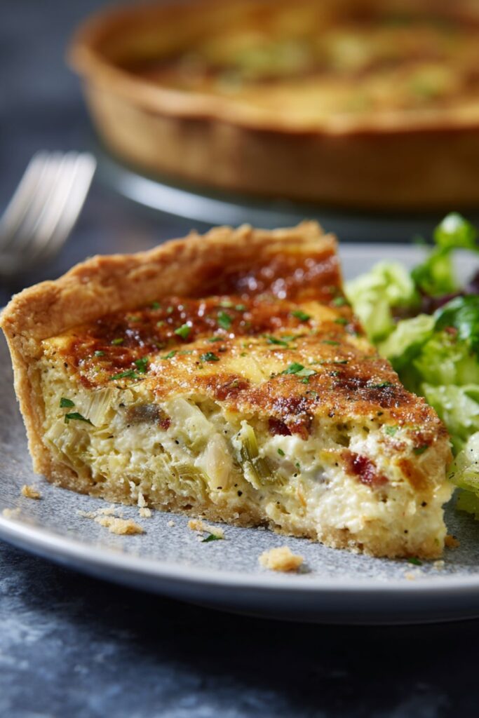 Gordon Ramsay Bacon and Leek Quiche Recipe