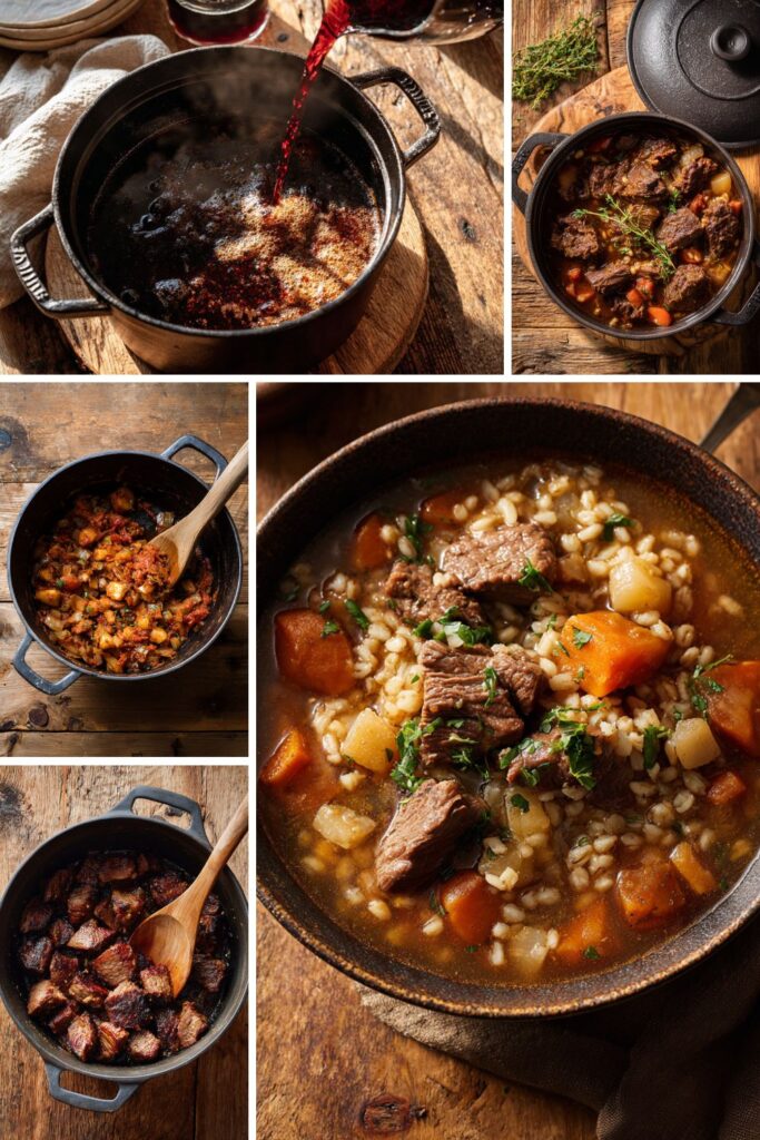 Gordon Ramsay Beef Barley Soup