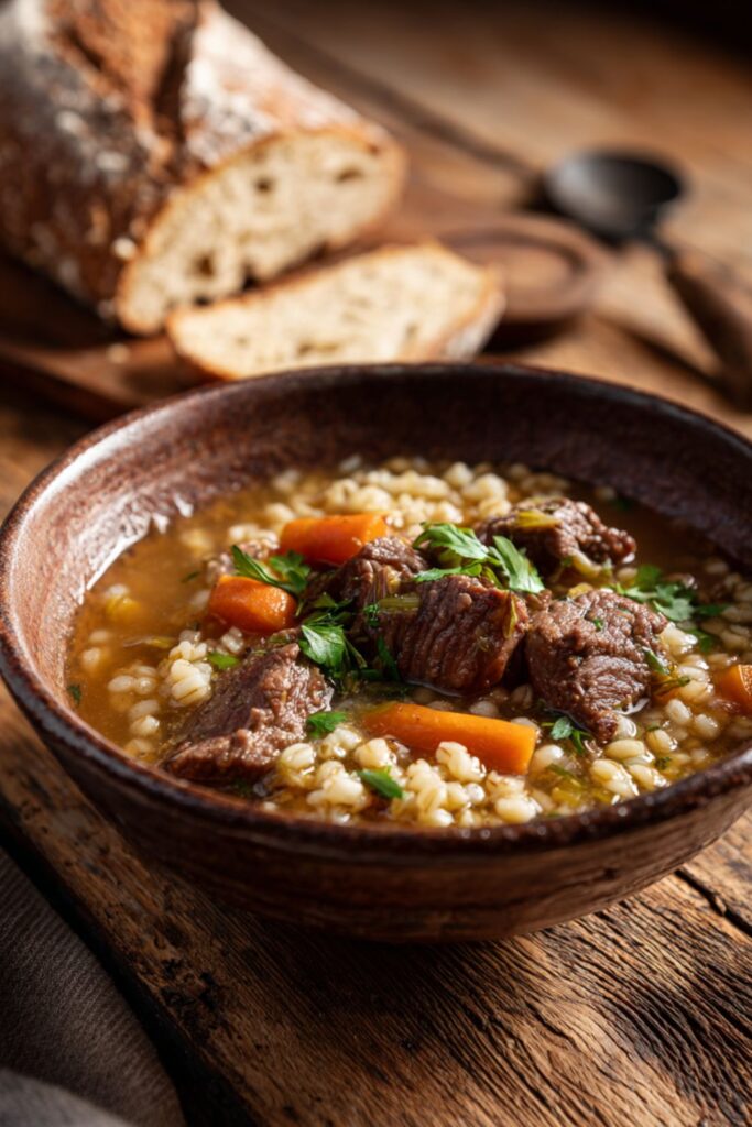 Gordon Ramsay Beef Barley Soup