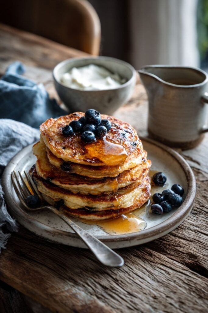 Gordon Ramsay Blueberry Ricotta Pancakes Recipe