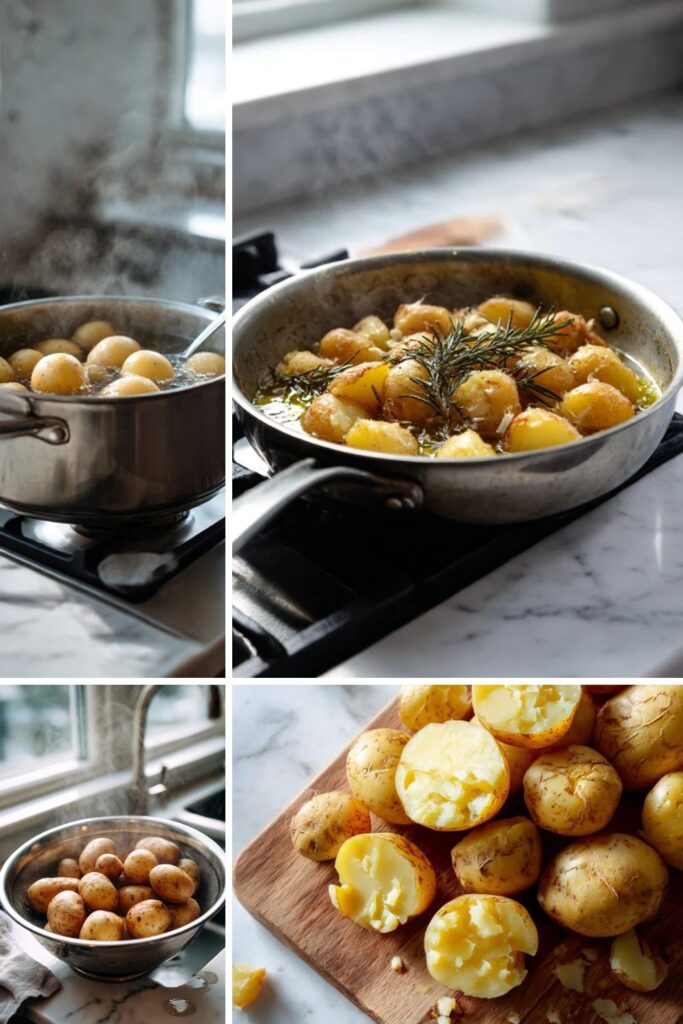 Crispy Gordon Ramsay Smashed Potatoes Recipe