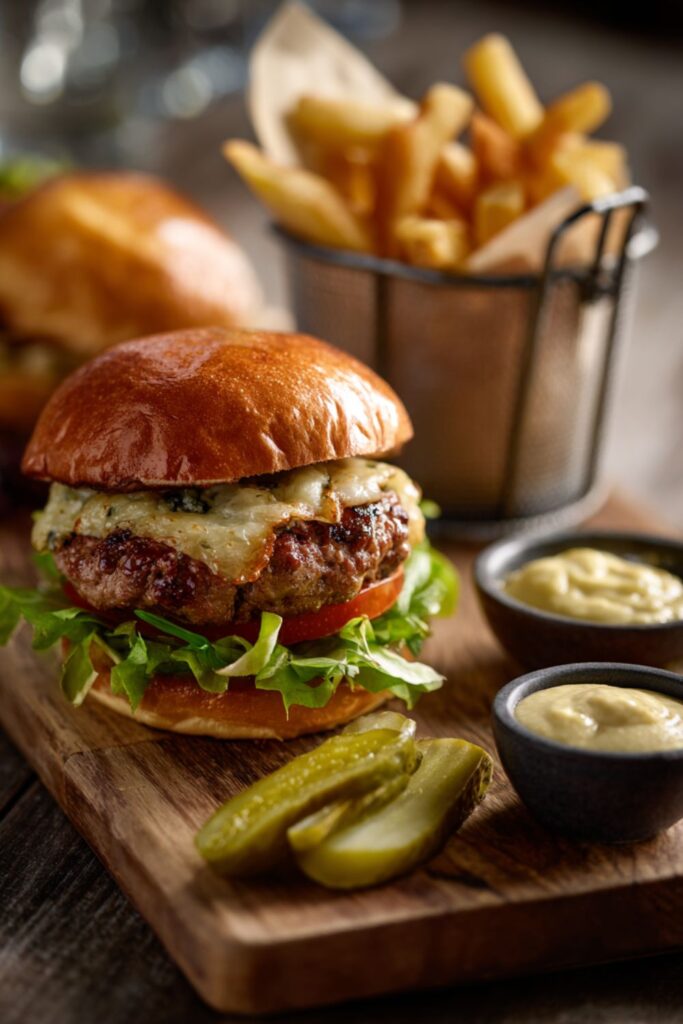 Gordon Ramsay Blue Cheese Burger Recipe