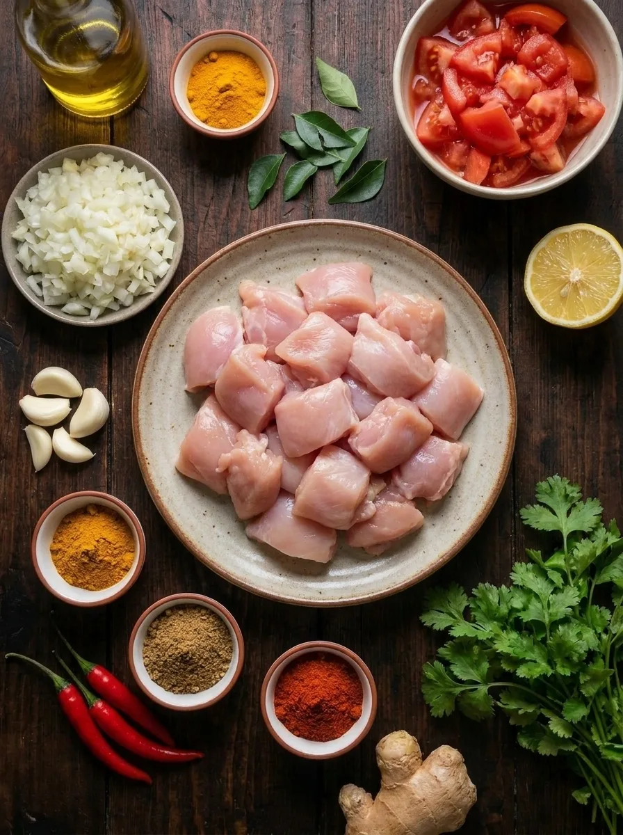 Chicken madras ingredients
