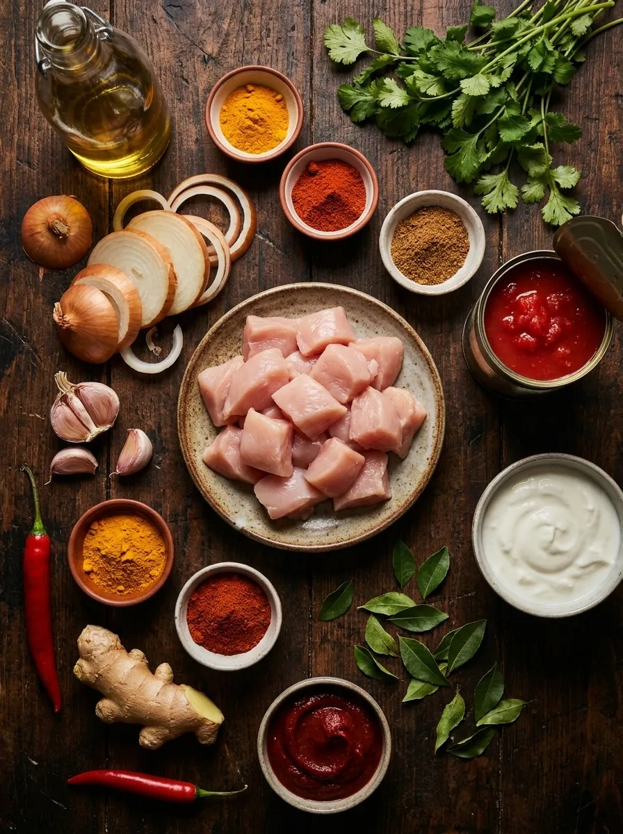 Chicken tikka masala ingredients