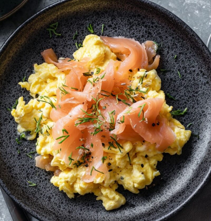 Gordon Ramsay Scrambled Eggs With Salmon