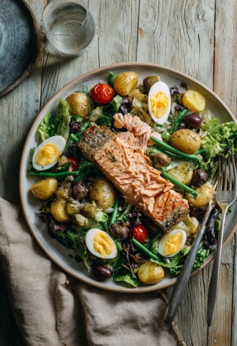 Gordon Ramsay Salmon Nicoise Salad