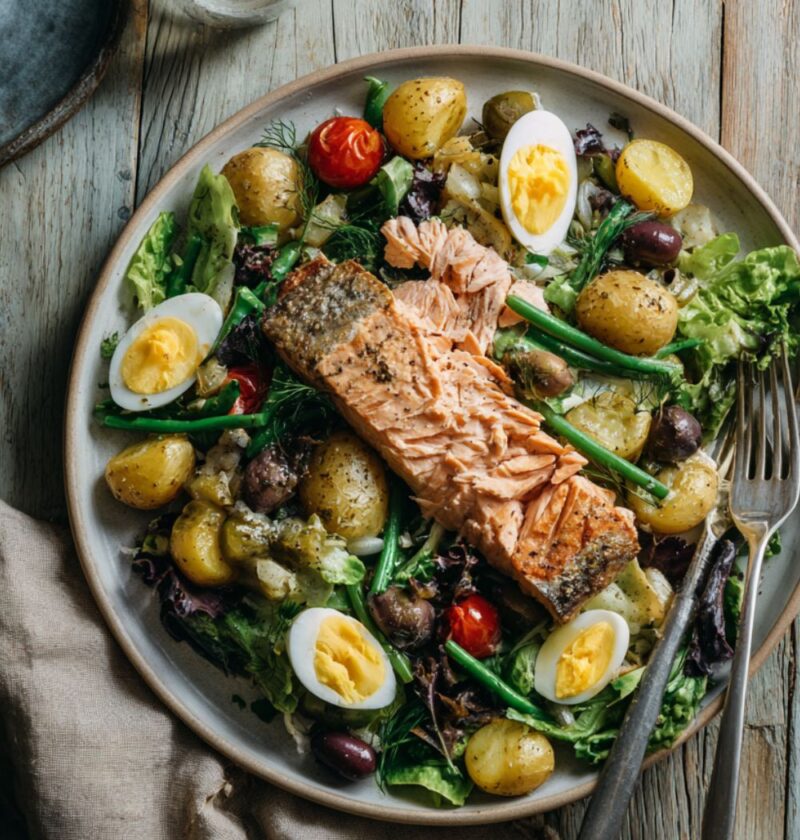 Gordon Ramsay Salmon Nicoise Salad