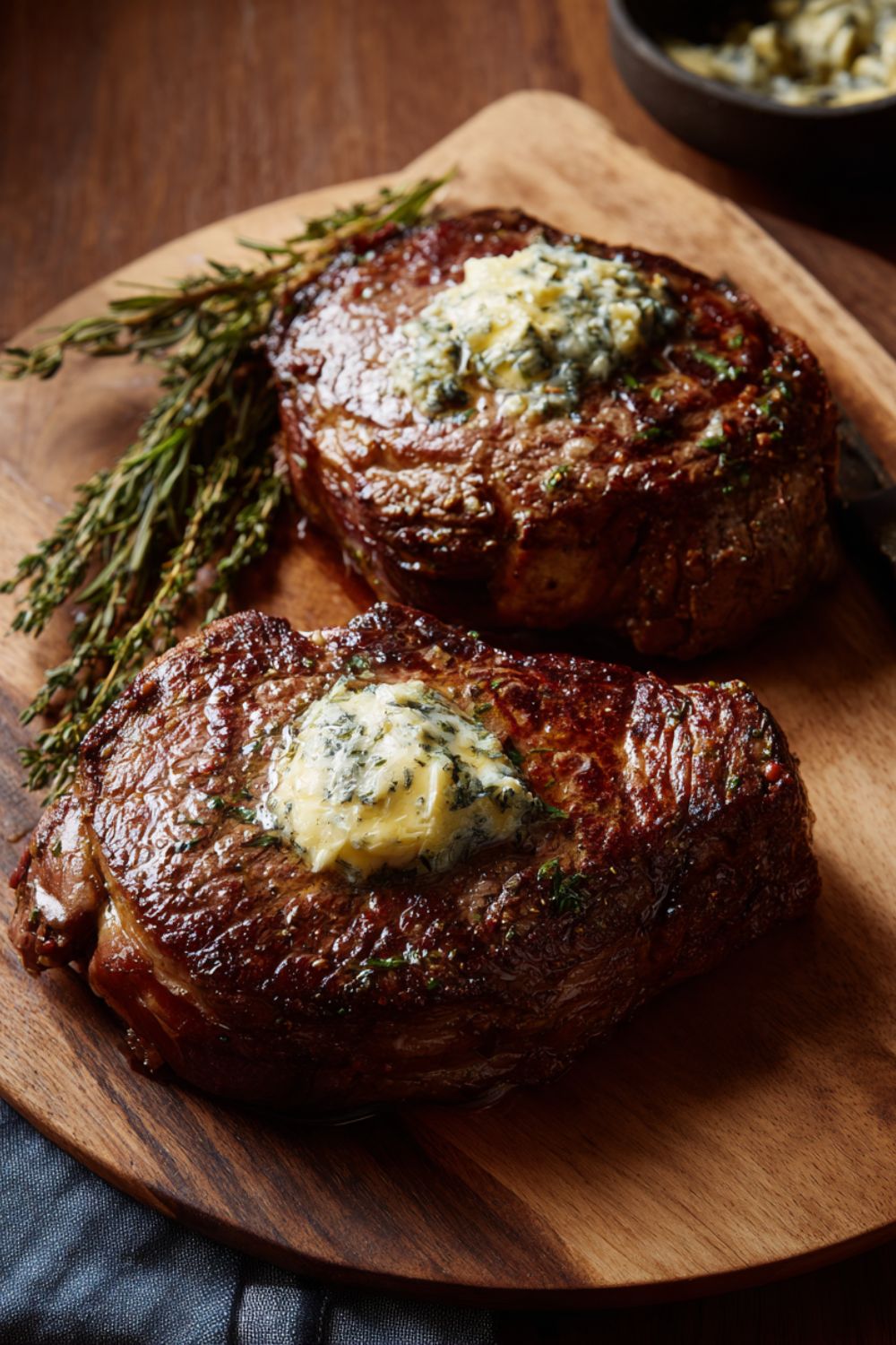 Medium rare steak showing perfect pink centre