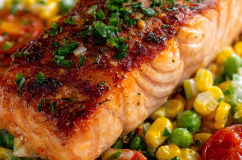 Gordon Ramsay Salmon Succotash