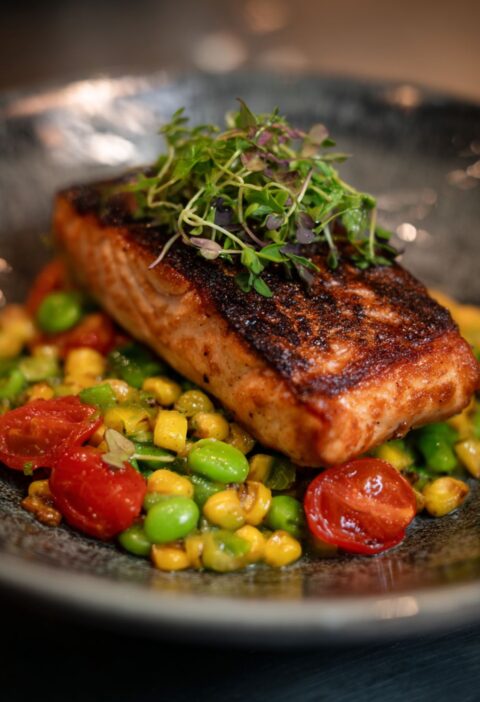 Gordon Ramsay Salmon Succotash