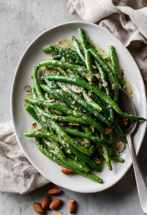 Gordon Ramsay Green Beans With Mustard Dressing Recipe