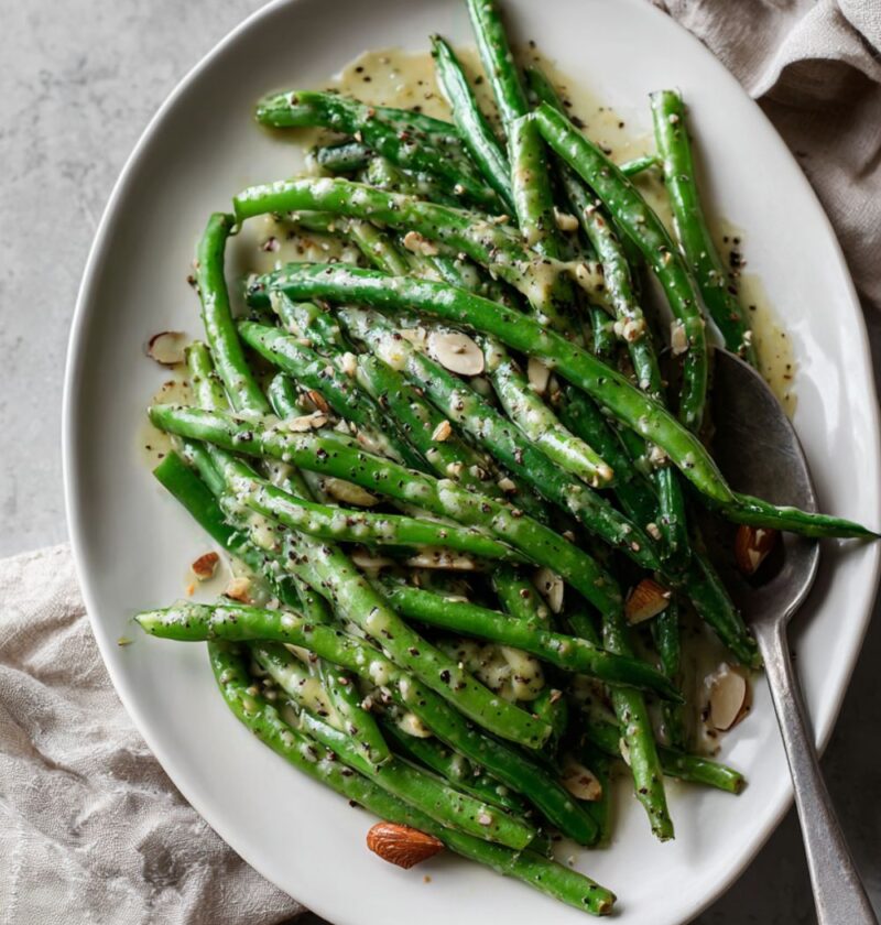 Gordon Ramsay Green Beans With Mustard Dressing Recipe
