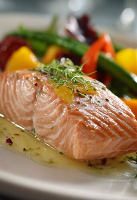 Gordon Ramsay Poached Salmon