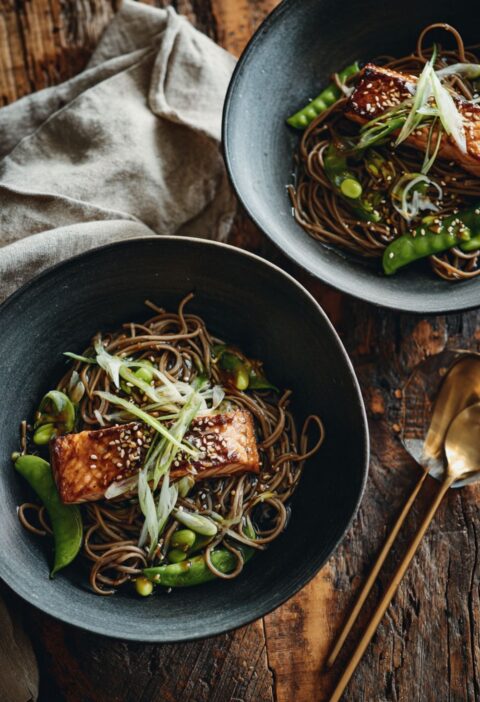 Gordon Ramsay Teriyaki Salmon And Soba Noodles Recipe 