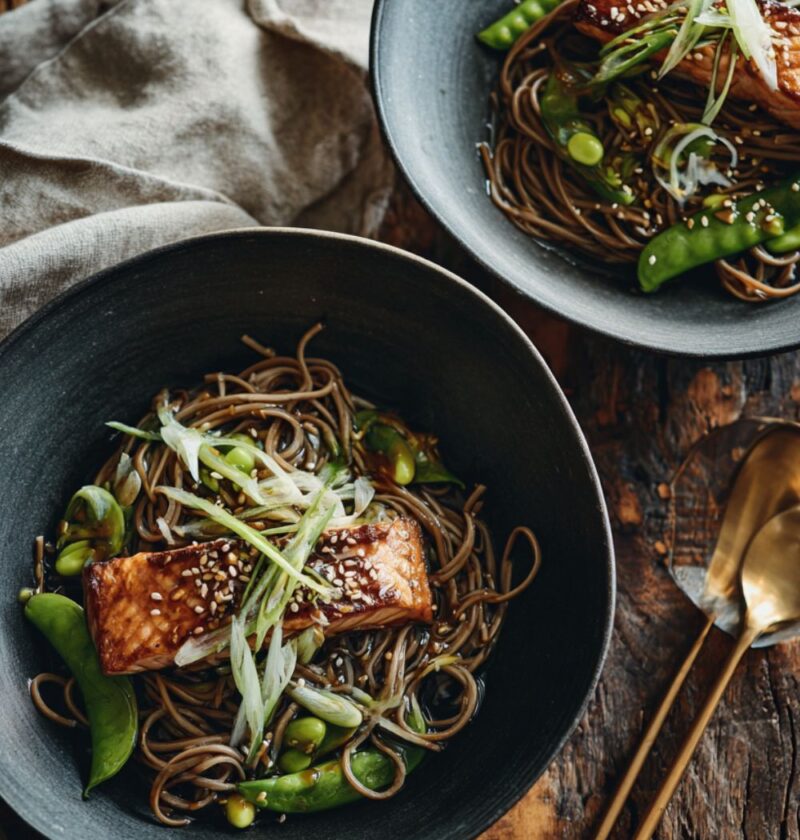 Gordon Ramsay Teriyaki Salmon And Soba Noodles Recipe 