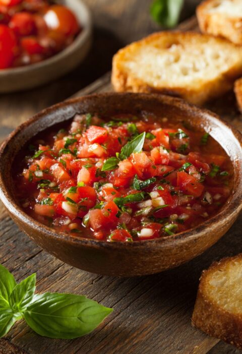 Gordon Ramsay Tomato and Basil Salsa Recipe