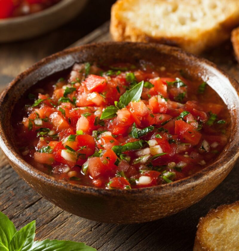 Gordon Ramsay Tomato and Basil Salsa Recipe
