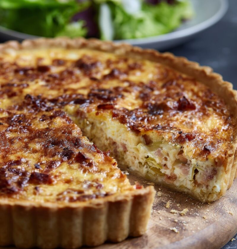 Gordon Ramsay Bacon and Leek Quiche Recipe