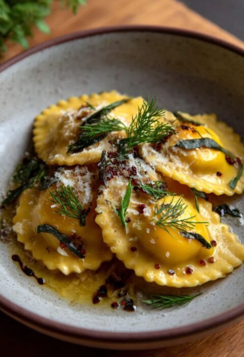 Gordon Ramsay Egg Yolk Ravioli Recipe