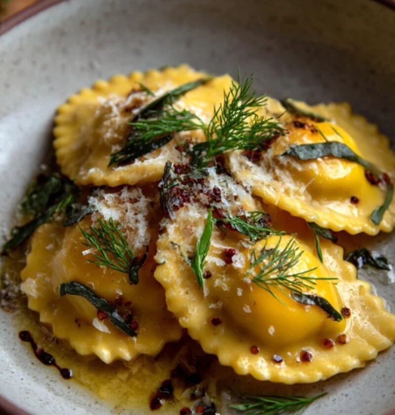 Gordon Ramsay Egg Yolk Ravioli Recipe