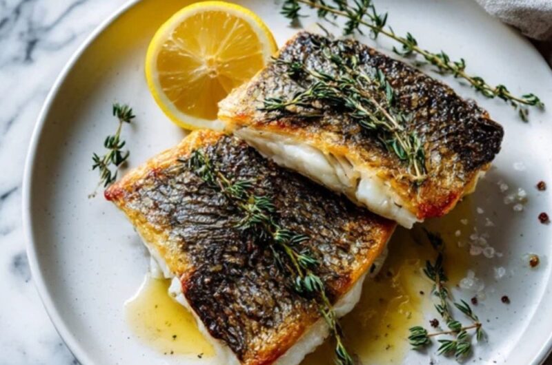 gordon ramsay pan seared sea bass recipe