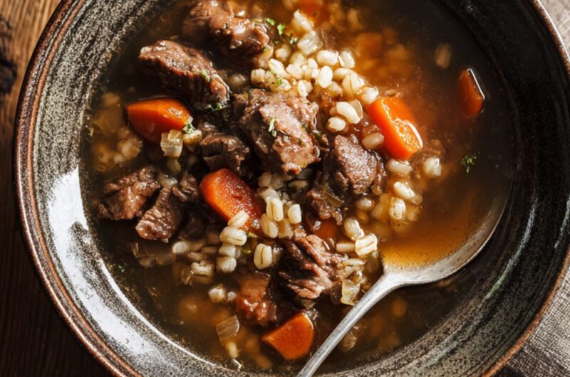 Gordon Ramsay Beef Barley Soup