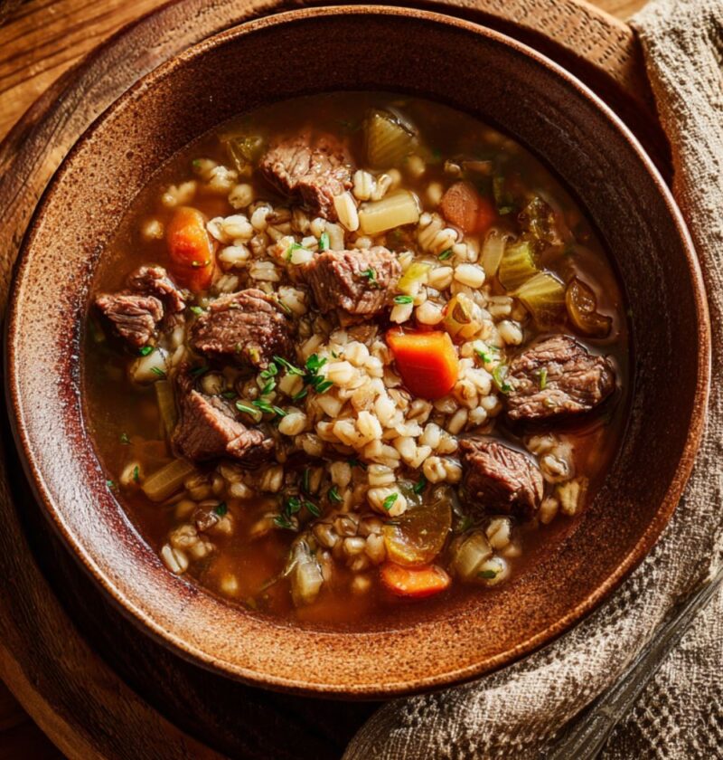 Gordon Ramsay Beef Barley Soup