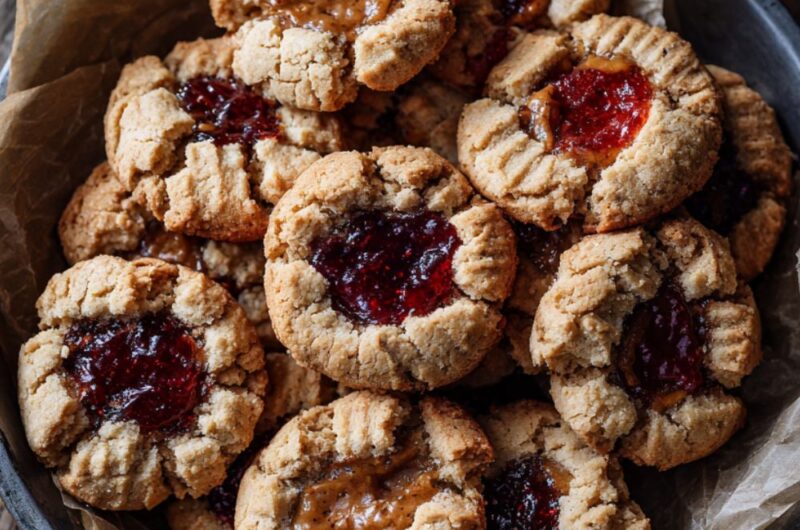 Gordon Ramsay Peanut Butter and Jam Cookies Recipe