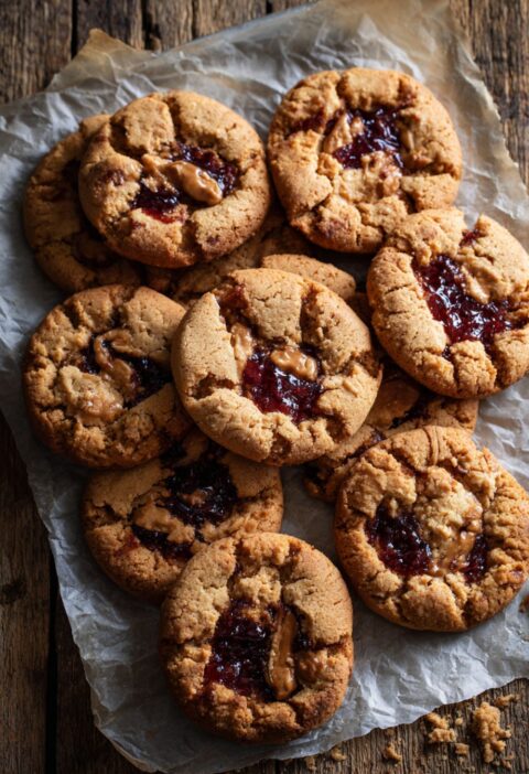 Gordon Ramsay Peanut Butter and Jam Cookies Recipe