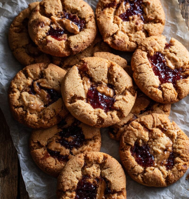 Gordon Ramsay Peanut Butter and Jam Cookies Recipe
