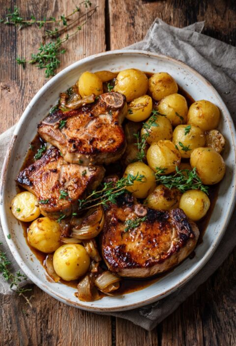 Gordon Ramsay Style Crockpot Pork Chops And Potatoes Recipe