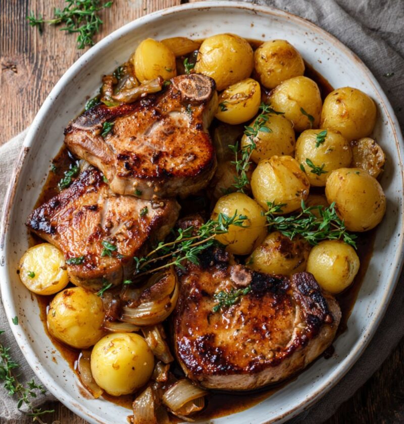 Gordon Ramsay Style Crockpot Pork Chops And Potatoes Recipe