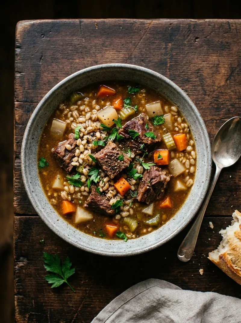 Gordon Ramsay’s Beef Barley Soup