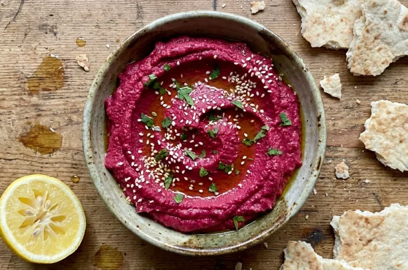 Gordon Ramsay Beetroot Hummus Recipe