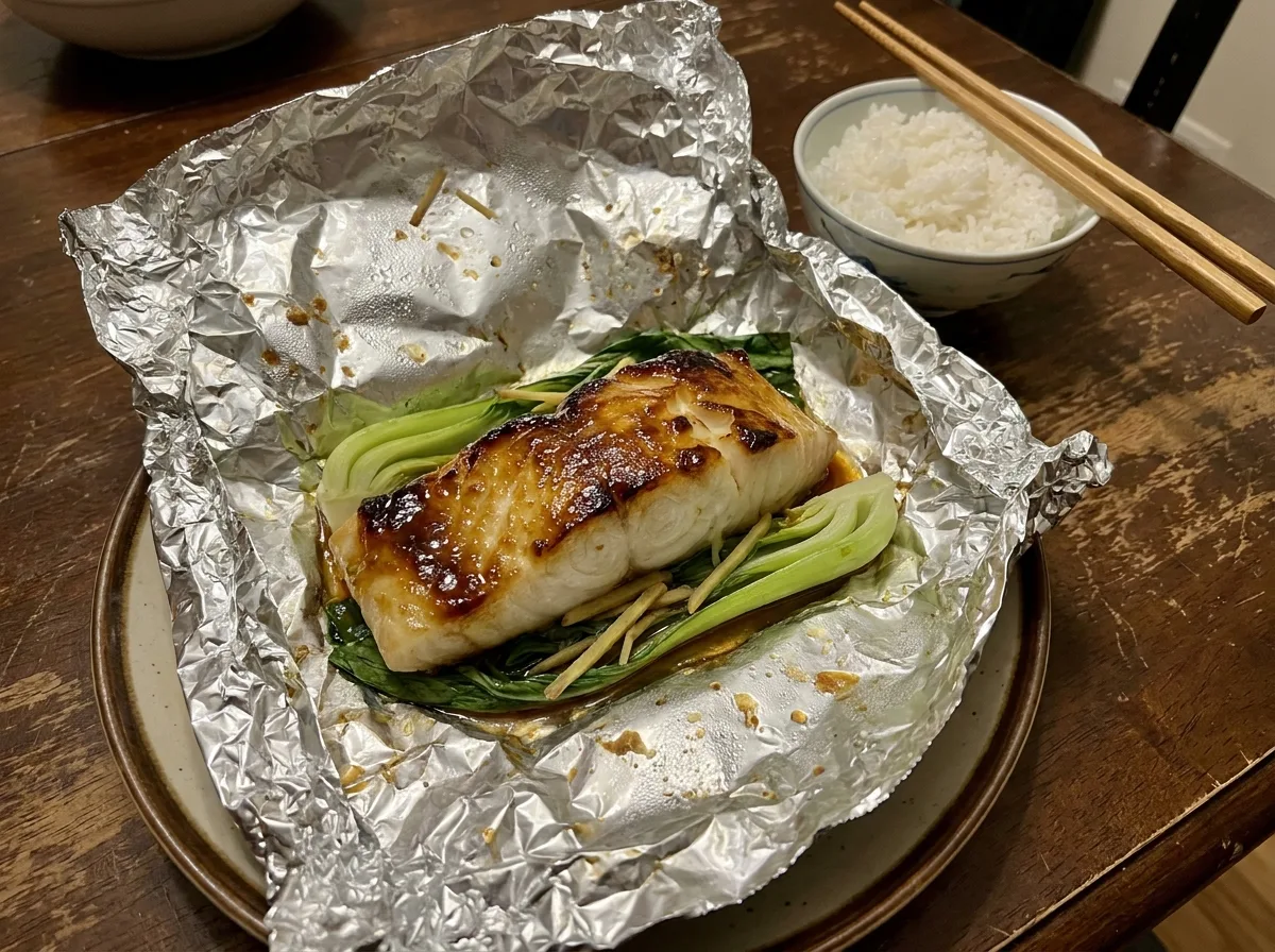 Gordon Ramsay's Miso Chilean Sea Bass en Papillote