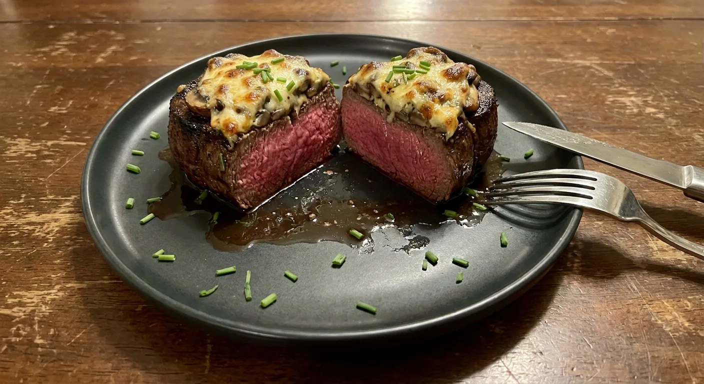 Gordon Ramsay's Filet Mignon with Mushroom Gratin